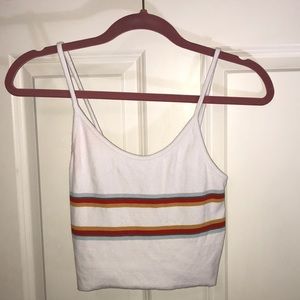 Striped tank top
